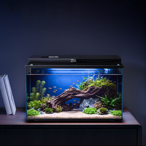 Aquarium intelligent 31L avec distributeur automatique d'aliments, éclairage RGB pour aquascape, pompe silencieuse 510L/H, filtration humide-sèche et contrôle par application - Région CN - Product Image 4