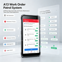 Système de patrouille robuste multi-usages A13 avec application OGPonline pour la gestion des patrouilles, des inspections, des ordres de travail et des présences
