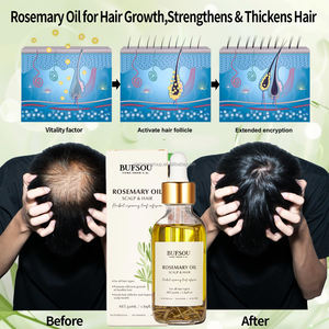 Marque privée Huile d'argan bio vegan Romarin Huile de tressage Aliments pour cheveux Soins du cuir chevelu Huile de croissance des cheveux Sérum pour femmes noires - Product Image 5