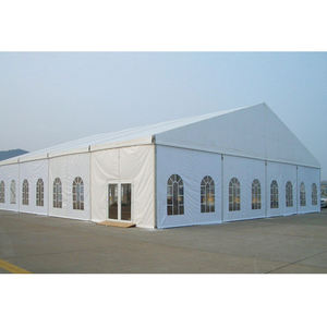 Tente de stockage extérieure robuste à grand cadre en aluminium, imperméable, avec toit incurvé industriel en PVC TFS - Product Image 1