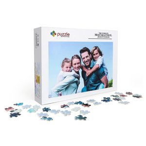 Casse-tête <span class=keywords><strong>photo</strong></span> en carton personnalisé pour cadeau d'anniversaire et de famille - Product Image 1