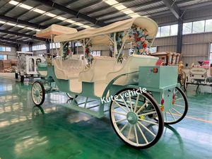 Charrette de princesse électrique pour visites touristiques, chariot de conte de fées Cendrillon pour mariages en plein air, festivals et défilés - Product Image 2