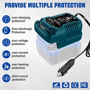 Cargador de <span class=keywords><strong>Coche</strong></span> Mini para Batería de Iones de Litio Kobalt de 24 V, Cargador de <span class=keywords><strong>Coche</strong></span> Portátil Rápido para Kobalt de 24 V con Enchufe para Encendedor de Cigarrillos - Product Image 5