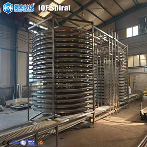Congelador en Espiral Profesional JH para Procesamiento de Carne en Mataderos, Cumple con la Normativa IQF (Congelación Rápida Individual) - Product Image 2