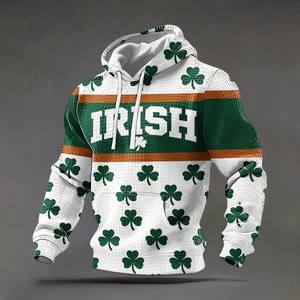 Sudadera con Capucha para Hombre, 100% Poliéster, Impresión por Sublimación, Transpirable, Diseño con Bolsillos, Manga Regular, Tejido de Punto - Product Image 5