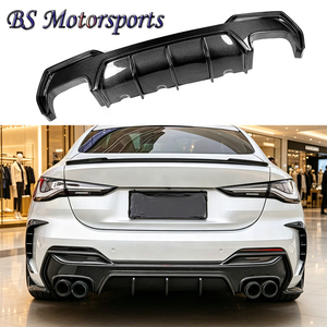 Diffusore Posteriore Stile FD G22 per <span class=keywords><strong>BMW</strong></span> <span class=keywords><strong>Serie</strong></span> <span class=keywords><strong>4</strong></span> G22 G23 <span class=keywords><strong>G26</strong></span> M Tech, Nuovo Modello 2020+ - Product Image 1