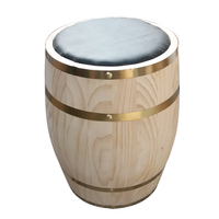 Ensemble de table tonneau de chêne en bois blanc de haute qualité avec logo personnalisé