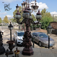 Farola Decorativa de Hierro Fundido Estilo Antiguo para Jardín en Venta