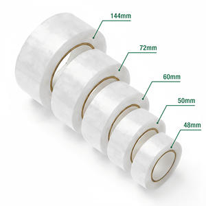 شريط لاصق أكريليك مخصص لختم الكرتون، شريط تغليف شحن للصناديق، شريط لاصق شفاف من البولي بروبيلين الموجه ثنائي المحور مع شعار - Product Image 2