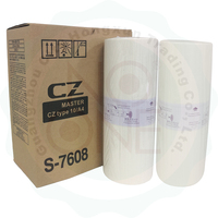 Numérique Duplicateur Encre et Maître pour RISOs CZ180 CV1860 Maître Rouleau 100m S-4876 S4876 S-7608 S7608 Maître Papier
