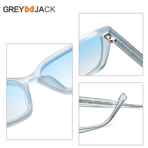 Lunettes de soleil polarisées Grey Jack, monture carrée, protection UV400, unisexe, mode, extérieur, conduite, cyclisme - Product Image 4