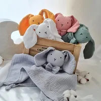 Муслиновые пеленки для новорожденных, одеяла, персонализированное одеяло, детское Хлопковое одеяло