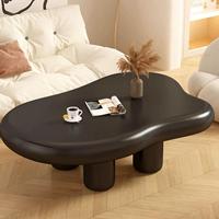 Nordic Cloud Cream Table basse moderne minimaliste Style Wabi-Sabi pour petits salons Thé et espace viral