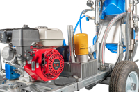 Système de pulvérisation à froid sans air LXD avec pompe hydraulique à moteur, haute efficacité, entretien facile, réservoir de 25 L, réglable pour la route