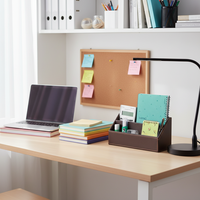 Armoire de rangement en cuir pour dossiers - Boîte de rangement de bureau élégante et créative pour étudiants, étagère, organisateur de bureau en métal, grande capacité