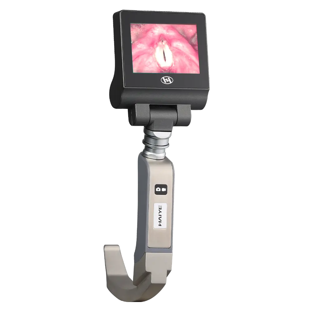 Endoscope électrique Rechargeable USB 32GB, appareil d'urgence, anesthésie et mémoire vidéo, lame
