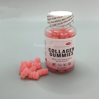 Gummies multivitaminés au collagène de pêche OEM |   Complément beauté pour adultes pour la peau, les cheveux et les ongles (60 gommes) |   Marque privée