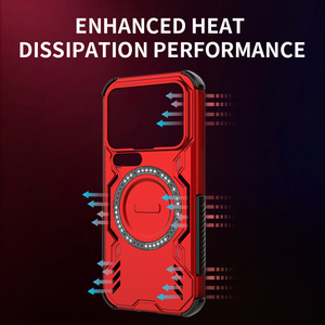 Bán Buôn Giá Rẻ Làm Mát Chống Sốc TPU + PC 2 Trong 1 Lai Trường Hợp Điện Thoại Đối Với Xiaomi 17 Pro Armor Bảo Vệ Cover Quay Lại - Product Image 5