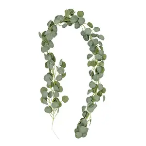 Guirnalda de eucalipto artificial de seda, plantas colgantes de vides artificiales, venta al por mayor - Product Image 1