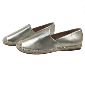 Fabrication en cuir de vache pour femmes, commande à petites commandes, mocassins de robe, <span class=keywords><strong>espadrilles</strong></span> - Product Image 3