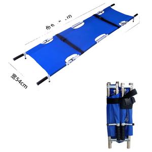 공장 가격 휴대용 두꺼운 병원 세대 화재 긴급 접이식 들것 성인 계단 들것 - Product Image 2