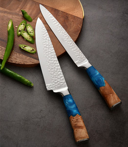 Juego de <span class=keywords><strong>cuchillos</strong></span> de cocina de acero inoxidable, juego de <span class=keywords><strong>cuchillos</strong></span> de chef <span class=keywords><strong>con</strong></span> mango de resina azul <span class=keywords><strong>con</strong></span> imán y soporte para <span class=keywords><strong>cuchillos</strong></span>, gran oferta, 6 uds. - Product Image 5