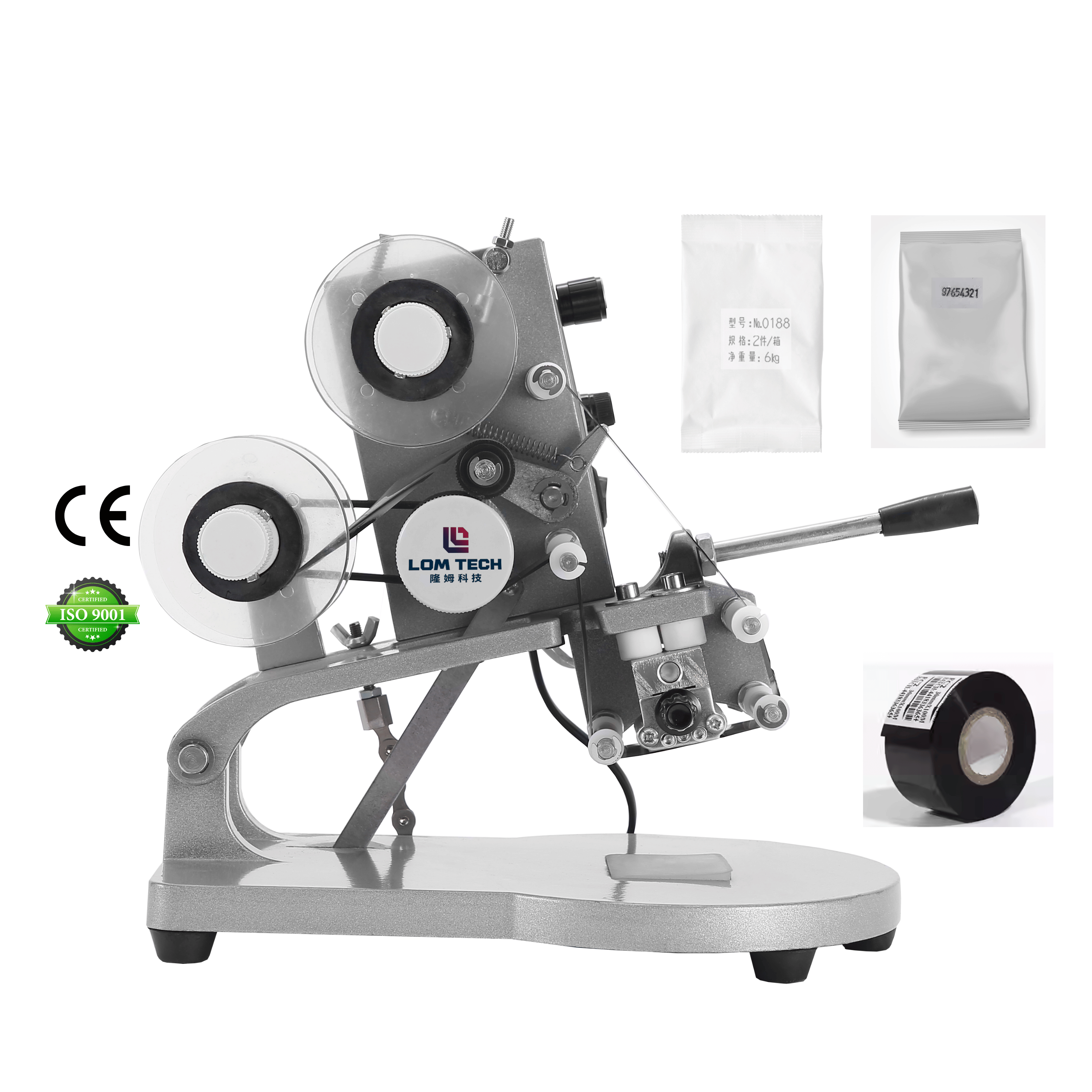 Hand Operated Ribbon Coding Machine for Expiry Date Batch Number