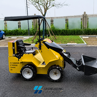 Machinerie de terrassement, chargeuse sur pneus diesel, vente directe d'usine, mini-chargeuse compacte SX-S390 pour projets de construction