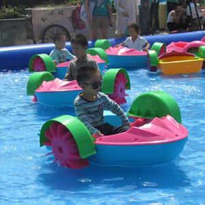 QIQU Vélo aquatique d'exercice PE UV 3 ans de garantie pour piscine, capacité 60 kg, utilisation intérieure/extérieure, bateau à manivelle avant et arrière - Product Image 1