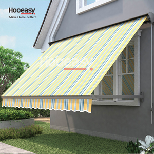 Hooeasy mái hiên bằng tay có thể thu vào bằng tay có thể điều chỉnh bằng nhôm ngoài trời mái hiên ban công cửa sổ sân hiên - Product Image 1