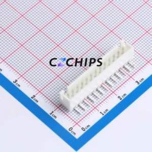 ZX-XH2.54-13PWZ Wire-to-Board Pin Header Bent Lead Through Hole,P=2.5mm Connector 1x13P 2.5mm Right Angle Insert XH - Product Image 1