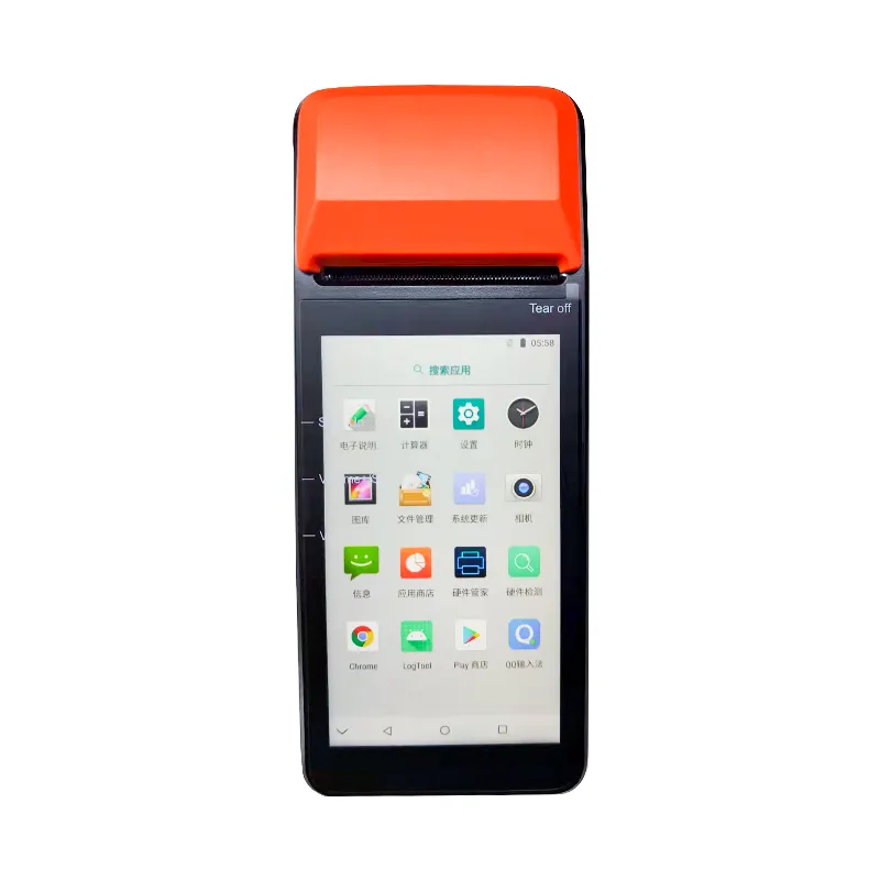 ללא מגע זול כף יד נייד אנדרואיד NFC/RFID חכם תשלום קופה מסוף