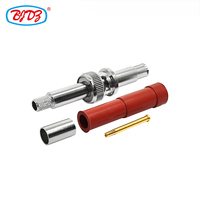 Conector de cobre de alto voltaje 5KV-10KV de suministro de fábrica, cable de 10000V RG59 LMR240 H155, conectores de V para stock de RF disponible
