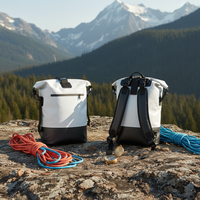 Sac à dos étanche en PVC pour étudiant, idéal pour la randonnée, le rafting, la natation, avec compartiment sec/humide, sac seau pliable, sac à dos de voyage
