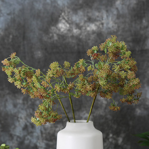 Ramas de Bayas Artificiales Realistas al por Mayor, Tallos de Musgo Sintético para Decoración Floral Silvestre en Hogares, Hoteles y Bodas - Product Image 2