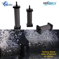Pierre à air cylindrique pour aquarium, petit filtre oxygénant, colonne d'air géante style cascade, oxygénation basse pression