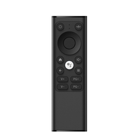 X9 Keyboard Mini nirkabel Aloi aluminium, Mouse udara Mini nirkabel 2.4g dapat diisi ulang suara dua sisi Remote Control