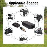 Adaptateur d'alimentation CA CC 12V 10A avec connecteur femelle Neutrix XLR à 4 broches pour appareils photo professionnels