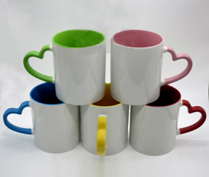 Caneca de Café Cerâmica Personalizada Ecológica em Forma de Ovo com Alça em Forma de Coração para Aquecer e Beber - Product Image 4