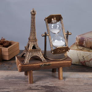 Regalos: Torre Eiffel de Hierro Retro, Decoración de Reloj de Arena, Temporizador de Arena de la Torre Eiffel. Simple y Moderno. - Product Image 4