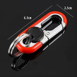 Llavero de Aleación de Zinc de Alta Resistencia Edición Deluxe, Anillo de Llaves de Acero Inoxidable Antipérdida, Clips Metálicos de Lujo para Llaves, Regalo de Alta Gama RTS - Product Image 5