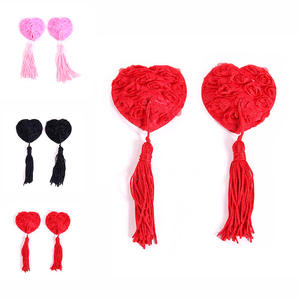 Jouets romantiques pour femmes, autocollants romantiques pour la poitrine, autocollants SM pour les seins, autocollants en silicone en forme de cœur pour les mamelons, accessoires pour la poitrine - Product Image 6