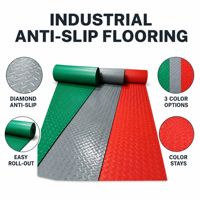 Tapis de sol pour garage Enriter, prix d'usine, résistant à la charge, flexible, en PVC imperméable, anti-rayures, antidérapant