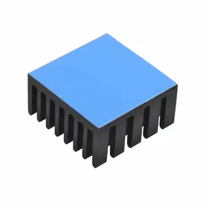 20x20x10mm Aluminum Heatsink Black Anodized Heat Sink Cooling Cooler Radiator for Electronic Chip IC