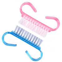 Brosse à ongles en corne de bœuf, petite, très vendue, pour le nettoyage des ongles, les soins des ongles, le nail art et les outils de maquillage