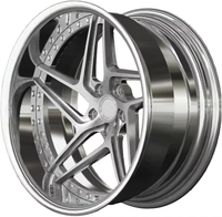 Fabricant Grossiste Jantes en Alliage d'Aluminium Forgées sur Mesure, 2 Pièces, Multi-Rayons, Profondes, 18-22 Pouces, Neuves, 25mm, Peintes