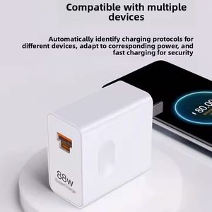 Chargeur rapide de haute qualité 88W, prise US/EU, type C, adaptateur secteur rapide A+C, chargeur de téléphone de voyage pour Xiaomi pour Huawei - Product Image 3