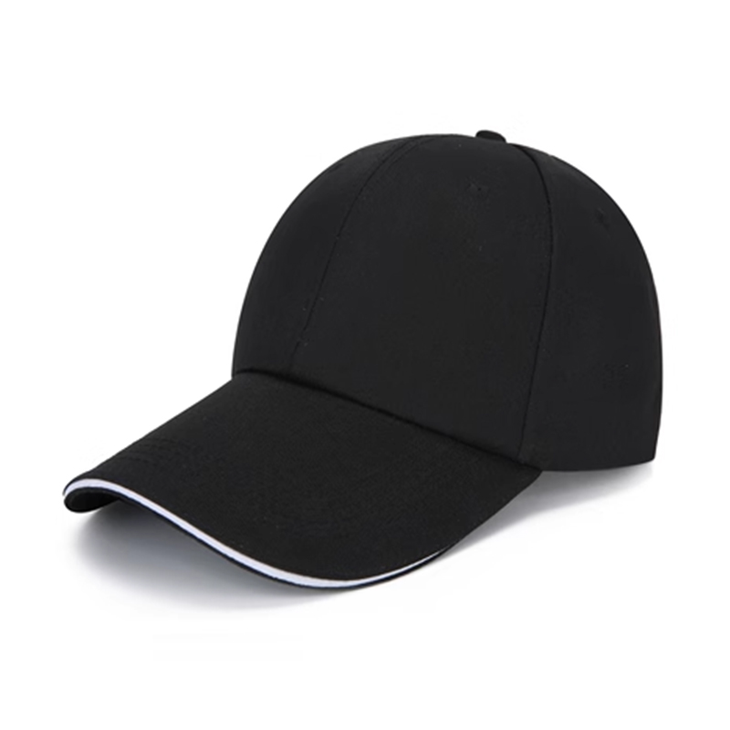 black+white brim