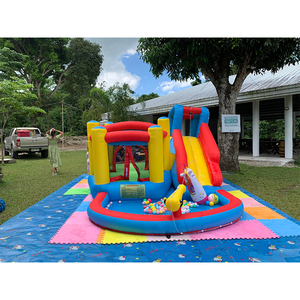 Nhà Nhún Nhảy Bơm Hơi Trượt Nước Nhà Nảy Thương Mại Có Cầu Trượt Nhà Nảy Combo Trượt Nước - Product Image 5