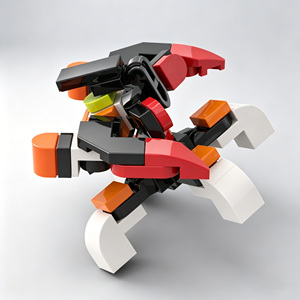 DIY Building Blocks Robot 4‑Legged Swift Soldier Mecha Building Block Transforming Bricks Toy for Kids Assembly <b>Model</b> <b>Kit</b> - Product Image 6